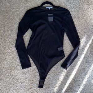 Black Thong Bodysuit Leotard